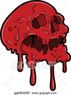 EPS Illustration - Red skull tattoo vector. Vector Clipart ...