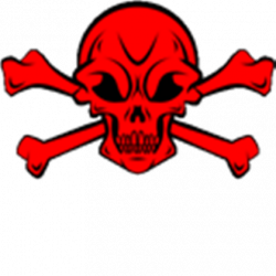 red-skull-crossbones-clipart - Roblox