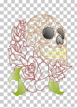 Rose Skull PNG Images, Rose Skull Clipart Free Download