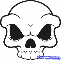 Free Easy Skull Drawings, Download Free Clip Art, Free Clip Art on ...