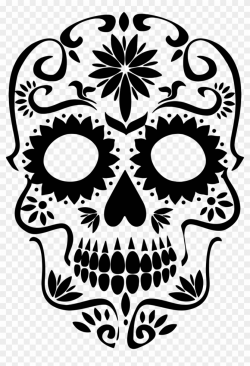 Clipart Transparent Download Mexican Skull Clipart - Sugar Skull ...