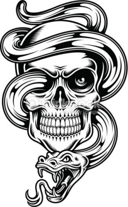 skull silhouette clip art - Google zoeken | Black n white | Tattoo ...