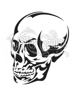 Tribal Skull Tattoo Skeleton Clip Art