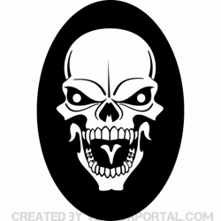 Skull Clip Art 5 Free Vector