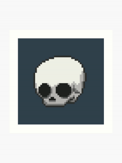 8-bit Skull | Art Print