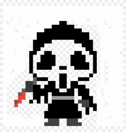 Ghost Face - 8 Bit Skull Png, Transparent Png (#4674758 ...