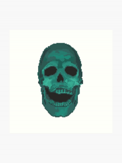 8BIT SKULL | Art Print