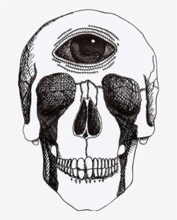 Thirdeye Alien Rad Tumblr Aesthetic Skull - Eyes Are Useless ...