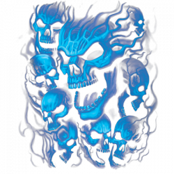 BLUE SKULLS