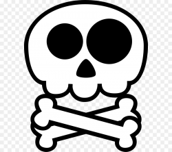 Skull And Crossbones clipart - Skull, Drawing, Cartoon ...