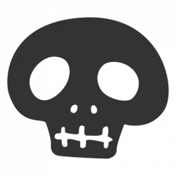 Halloween skull cartoon 3 - Transparent PNG & SVG vector