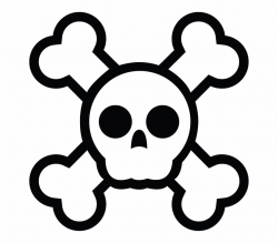 Cute Skull And Crossbones Png Download Transparent Skull ...