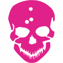 Barbie pink skull 32 icon - Free barbie pink skull icons