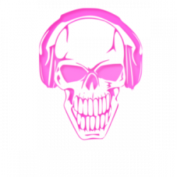 Hot Pink Skull by musique | Inktale