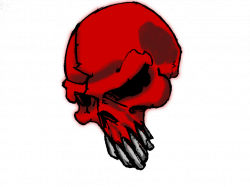 Red Skull Bone Clip art - skulls png download - 1024*768 ...
