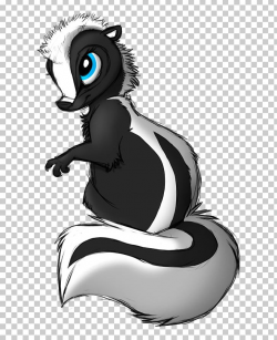 Skunk Cartoon Drawing PNG, Clipart, Animals, Black And White ...
