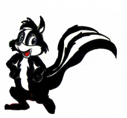 Animated skunk clipart - ClipartAndScrap