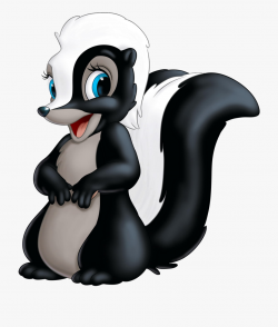 Forest Clipart Skunk - Bambi Characters Png #351458 - Free ...