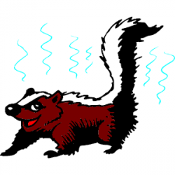 Skunk Stinky clipart, cliparts of Skunk Stinky free download ...