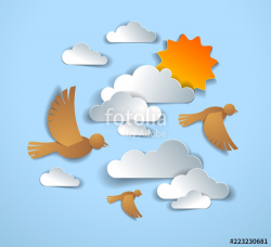 Sky Clipart bird 5 - 500 X 457 Free Clip Art stock ...
