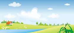 Meadow Clipart daytime sky 21 - 650 X 292 Free Clip Art ...
