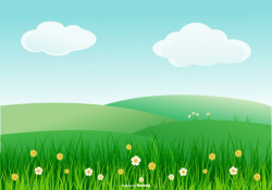 Beautiful Spring Landscape Illustration - Download Free ...