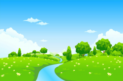 River clip art tumundografico wikiclipart | Green landscape ...