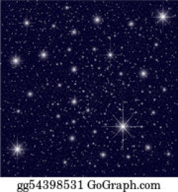 Stars Sky Clip Art - Royalty Free - GoGraph