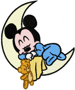 Baby Mickey Mouse Sleeping | Clipart Panda - Free Clipart Images