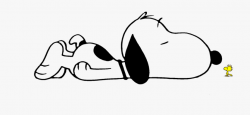 Newton\'s First Law Of Motion Clipart - Snoopy Sleeping Png ...