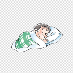 Sleep Cartoon Illustration, A sleeping old man transparent ...