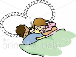 Sleeping Family Clip Art | Family Clipart