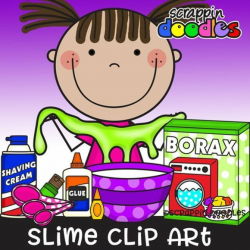 Slime Making Clipart