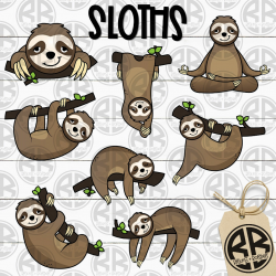 Sloth Clipart | Clipart | Art bulletin boards, Clip art ...