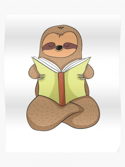 Download for free 10 PNG Sloth clipart reading top images at ...