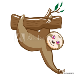 sloth vector design clipart - Buy this stock vector and ...