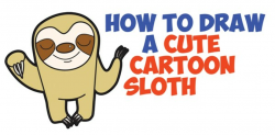 Drawn Sloth easy 10 - 600 X 296 Free Clip Art stock ...