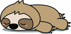 Amazon.com: Cute Sleepy Lazy Sloth Cartoon Vinyl Sticker ...