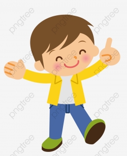 Cartoon Hand Painted Smiling Boy, Cartoon Clipart, Cartoon ...