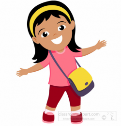 Cute girl student cliparts - AbeonCliparts | Cliparts & Vectors for ...