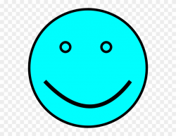 Light Blue Smiley Face Clipart (#110760) - PinClipart