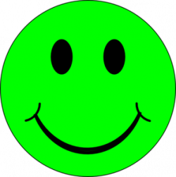 Happy Green Face clip art - vector clip art online, royalty ...