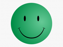 Green Happy Face - Green Smiley Face Transparent Background ...