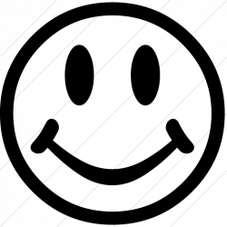 Classica Smiley Face 1 Icon ? Style: Simple Black - Clip Art ...