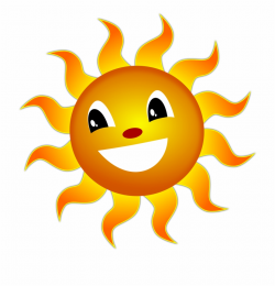 The Sun A Smile Summer Happy Png Image - Clip Art Library
