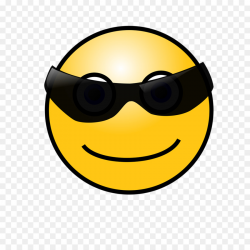 Smiley Emoticon Sunglasses Clip art - Yellow Smiley Face