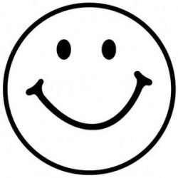 Best Black And White Smiley Face #10721 - Clipartion.com