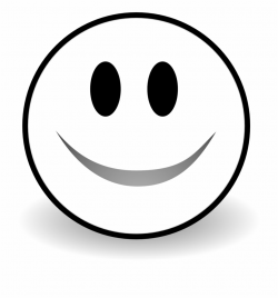 Fullsize Of Black And White Smiley Face - Sad Face Clipart ...