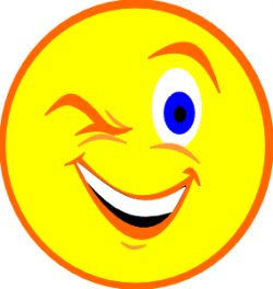 Winking smiley face clip art free clipart images 2 image #20824