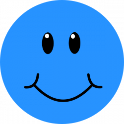 Blue Smiley Face Clip Art N14 free image